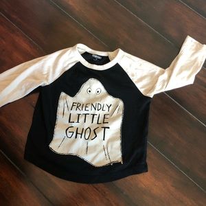 “Friendly Little Ghost” long sleeve toddler shirt